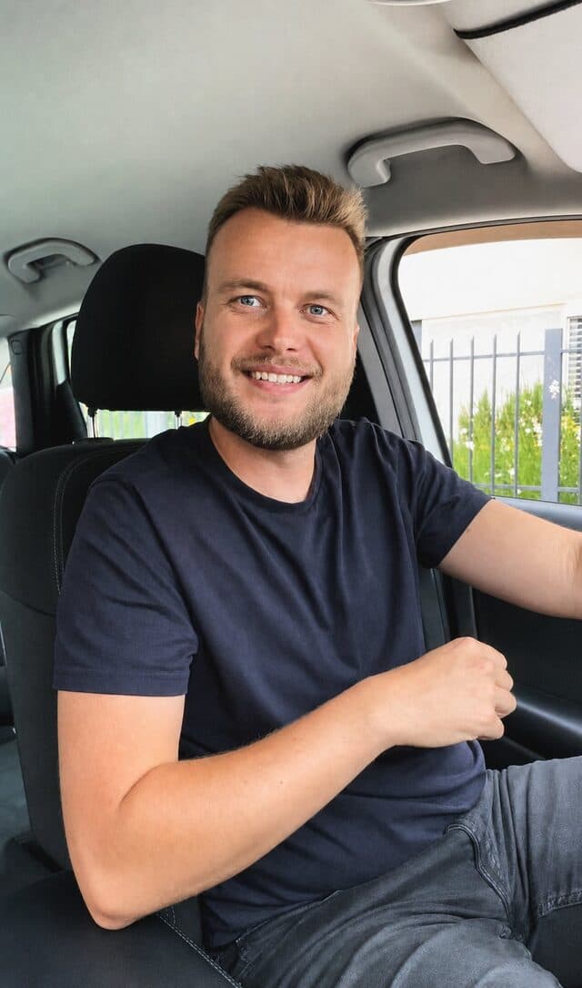 Dominik Brablec, autor aplikace a instruktor autoškoly